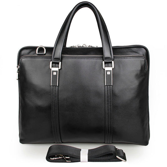 Gentleman Style Leather Men's Bags Business Bag Briefcases Men's Handbags Atmospheric And Stable Handbags